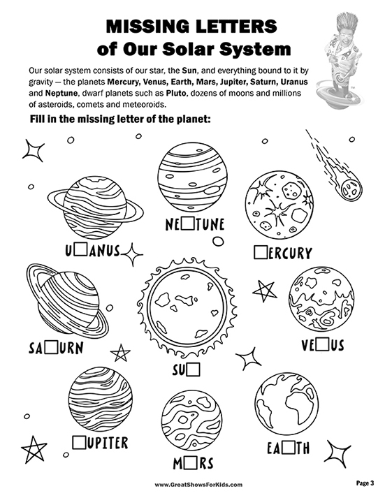 Activity Packet Sheet