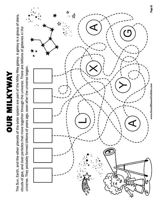 Activity Packet Sheet