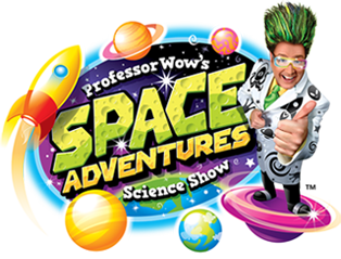 Professor Wow’s Space Adventures Science Show Logo